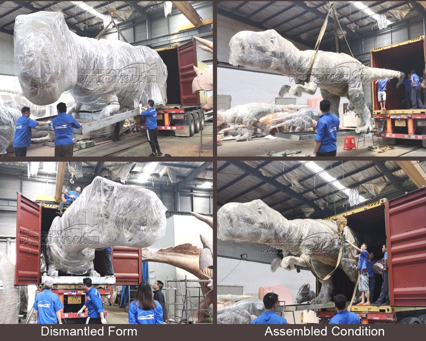 Jurassic Park Dinosaur Statue T-Rex-Packing